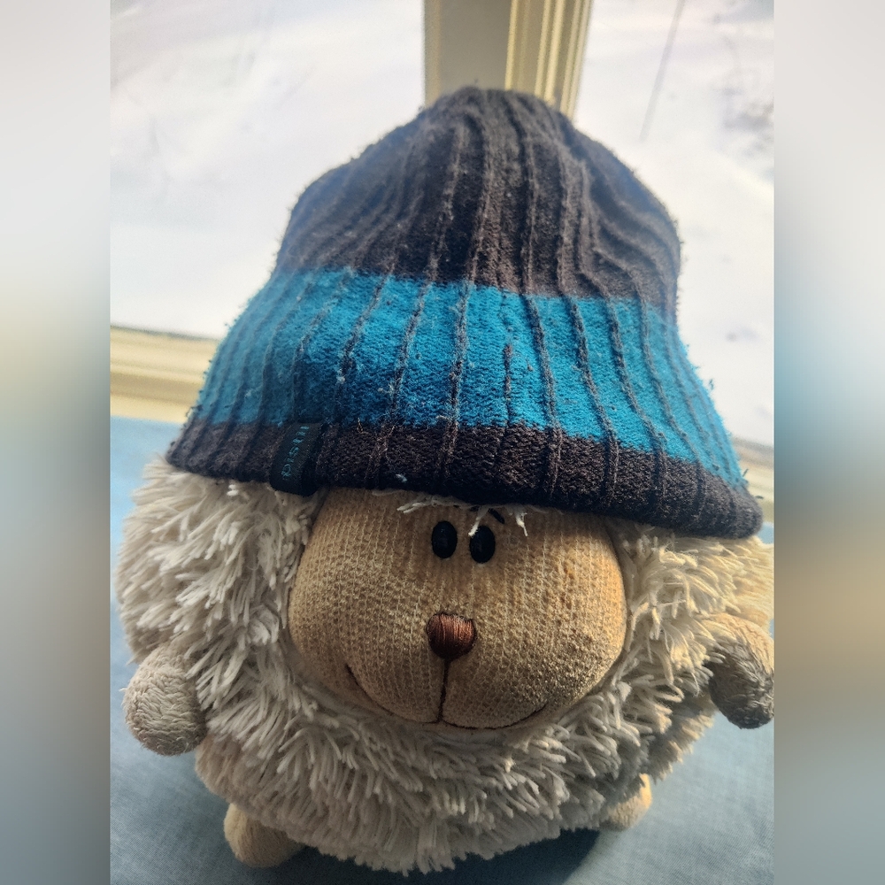 Pistil Blue and Brown Knit Hat